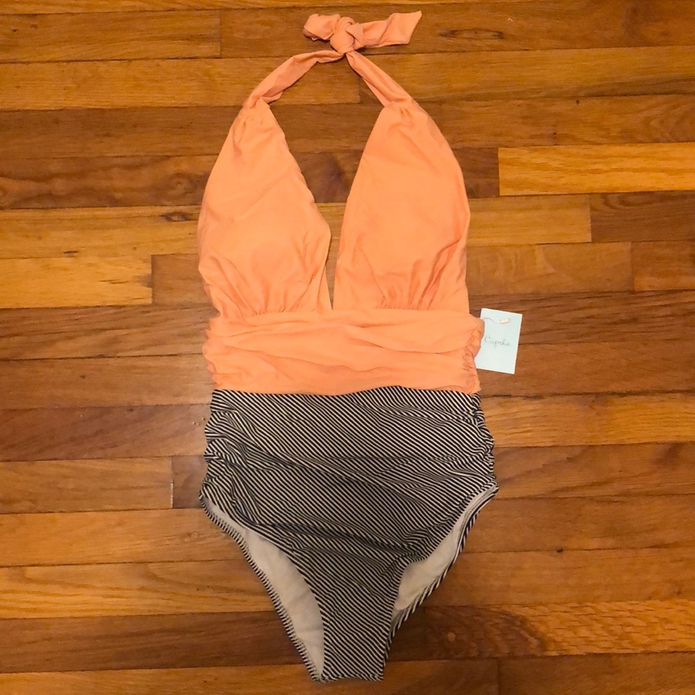Cupshe Halter One Piece Swimsuit